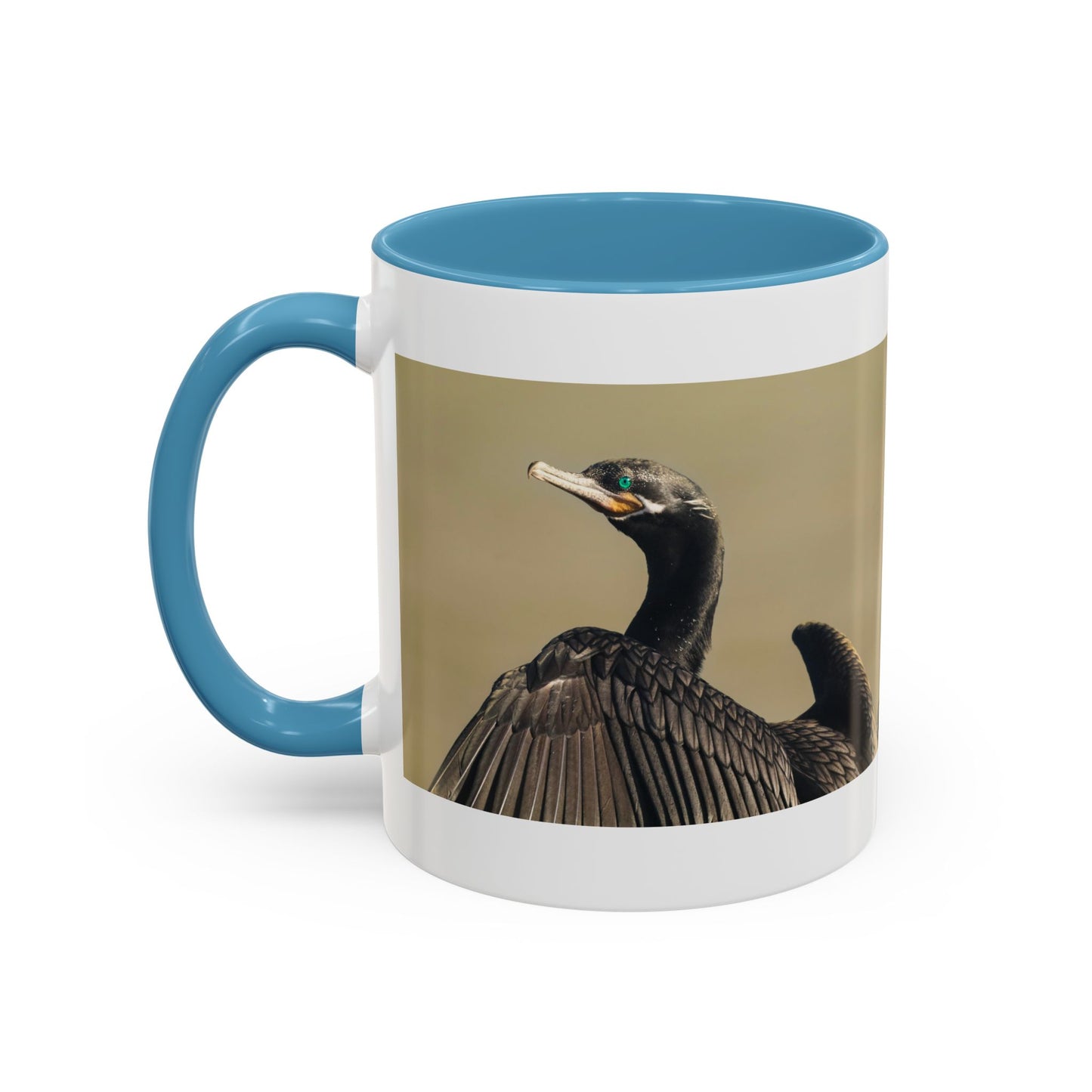 Cormorant Photo Coffee Mug – Birdwatching Nature Gift (11/15oz)