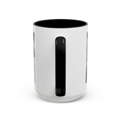Wolf Pack Coffee Mug – Accent Black Handle 11/15oz, Winter Wildlife Photo