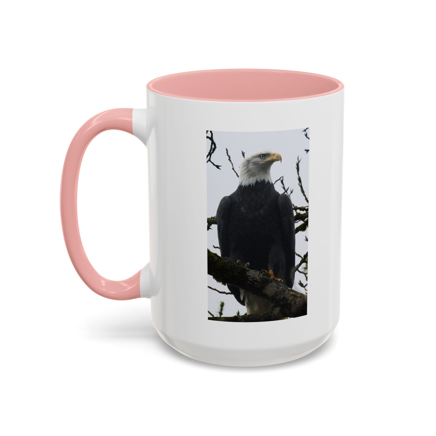 Bald Eagle Accent Coffee Mug – Patriotic Wildlife 11/15oz