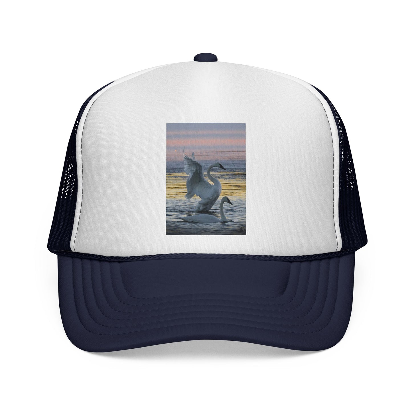Trucker Cap — Dancing Dolphin Sunset Mesh Hat