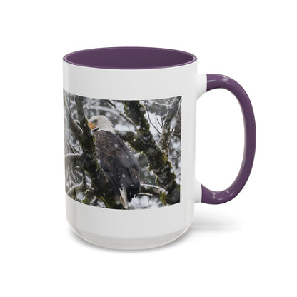 Bald Eagle Winter Photo Coffee Mug — 11/15oz Accent Mug