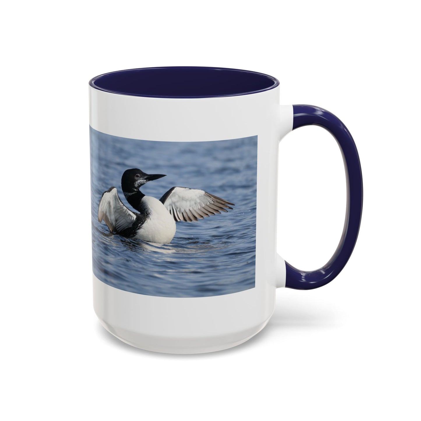 Loon Lake Accent Coffee Mug — Wildlife Photography Bird Mug (11/15oz)