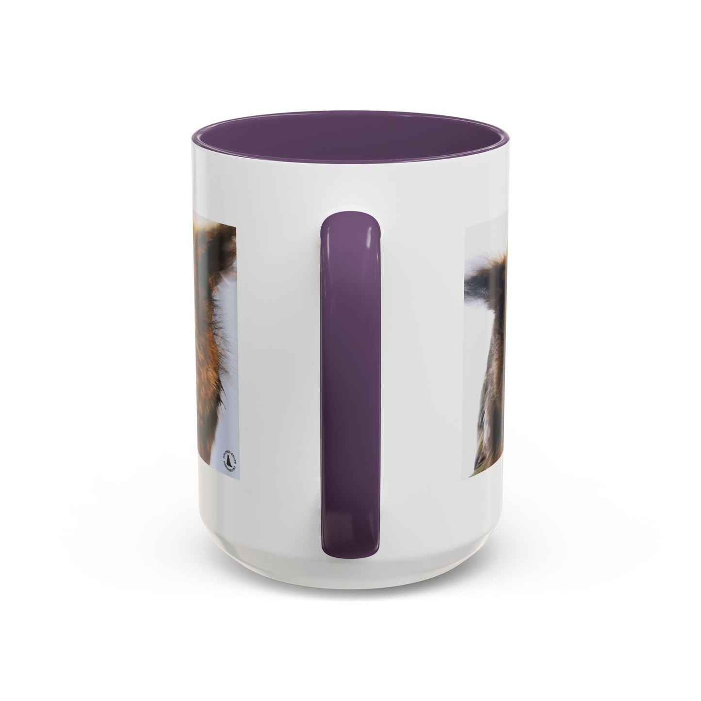 Owl Accent Coffee Mug – Realistic Great Horned Owl Photo (11/15 oz)