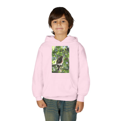Youth Hoodie — Woodland Sparrow Photo Pullover