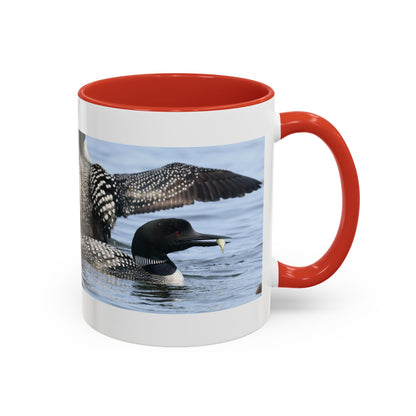 Common Loon Accent Coffee Mug – Wildlife Photography Bird Lover Gift (11/15oz)