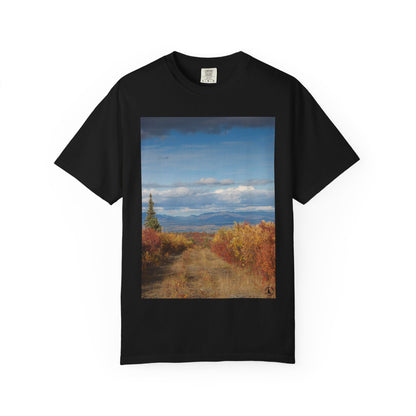 Autumn's Sentinel: Alaskan Fall Wilderness, Northern Landscape Photographyphotography shirts