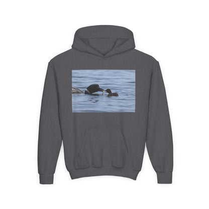 Duck Family Photo Hoodie — Youth Wildlife Nature Hoodie