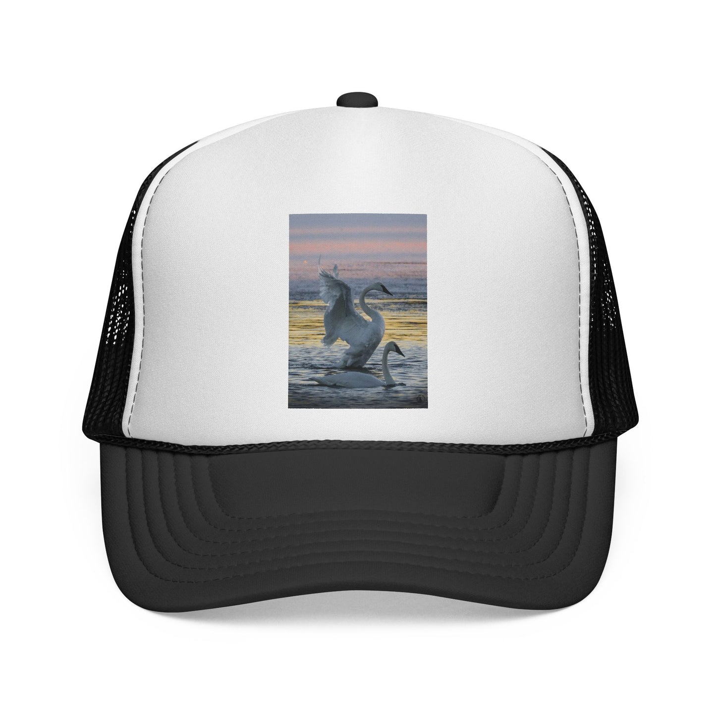Trucker Cap — Dancing Dolphin Sunset Mesh Hat