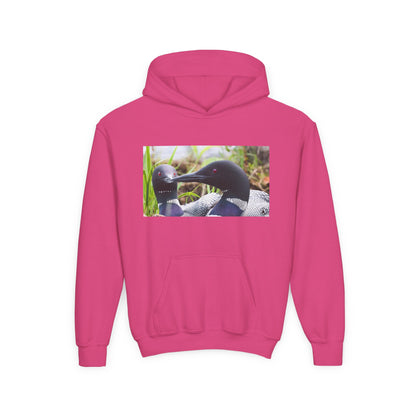 Youth Hoodie — Realistic Waterfowl Duck Photo Print