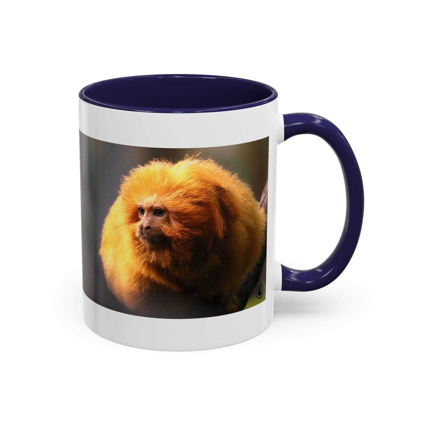 Golden Lion Tamarin Coffee Mug — Cute Exotic Monkey Accent Mug (11/15oz)