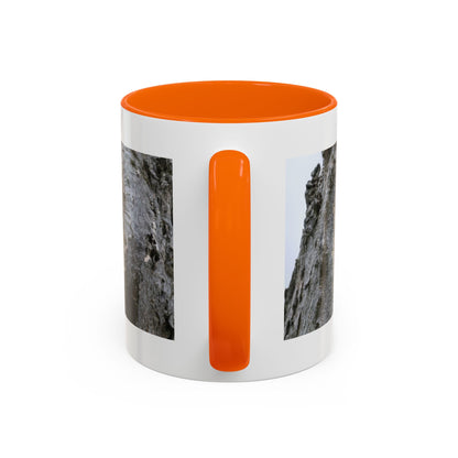 Bluebird in Tree Cavity Accent Coffee Mug — Nature Wildlife Ceramic Mug (11/15oz)