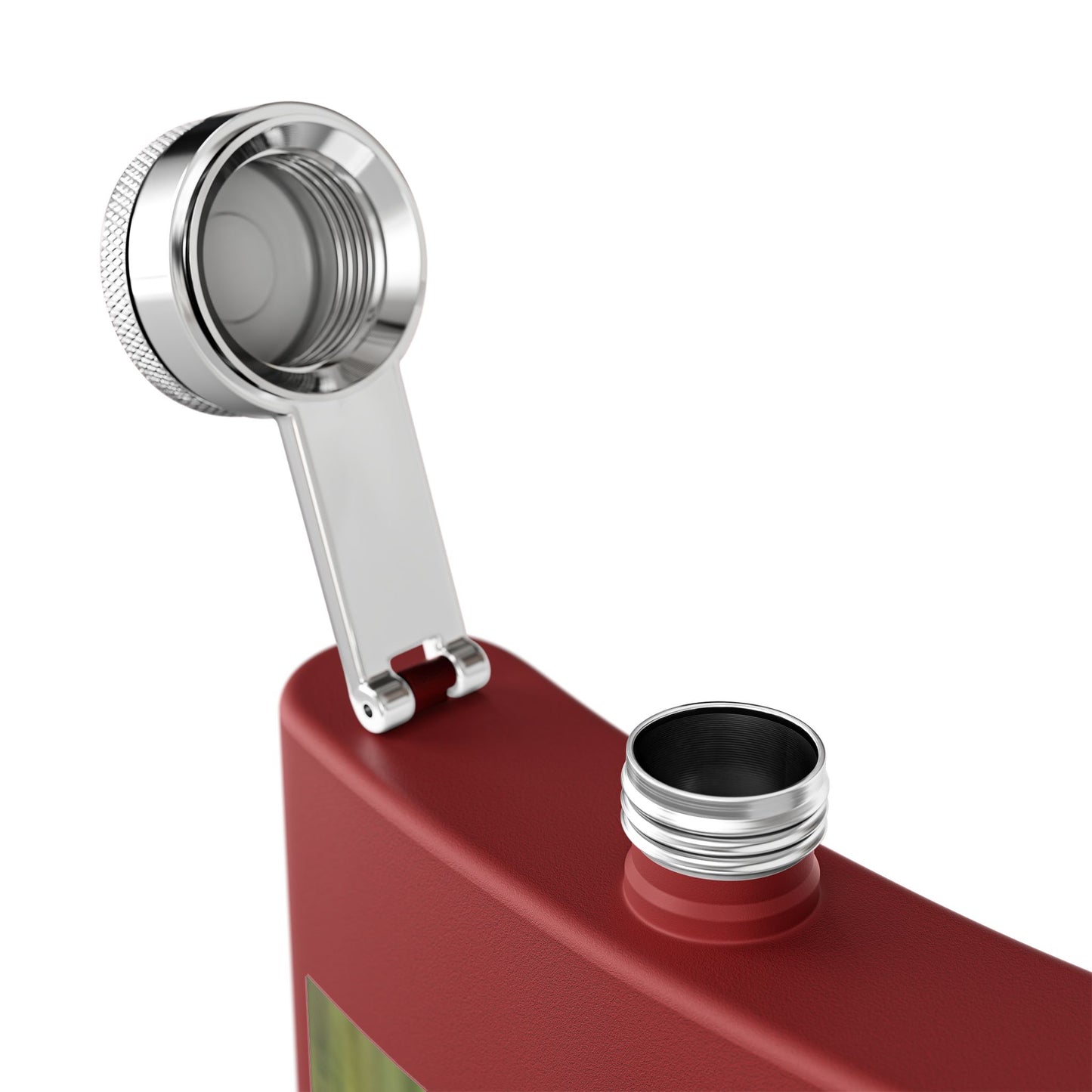 6oz Stainless Steel Flask with Diving Loon Photo – Wildlife Gift for Outdoor Enthusiasts