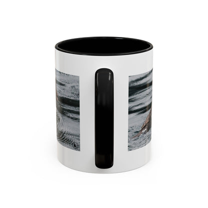 Goldeneye Duck Photo Accent Coffee Mug — Wildlife Nature Lover Gift (11/15 oz)