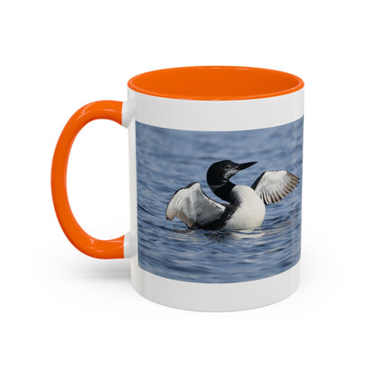 Loon Lake Accent Coffee Mug — Wildlife Photography Bird Mug (11/15oz)