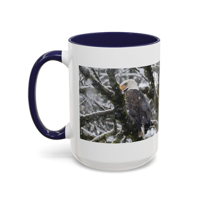 Bald Eagle Winter Photo Coffee Mug — 11/15oz Accent Mug