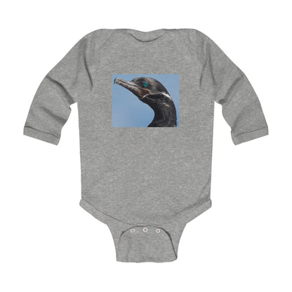 Infant Bodysuit with Cormorant Photo – Cute Baby Animal Onesie